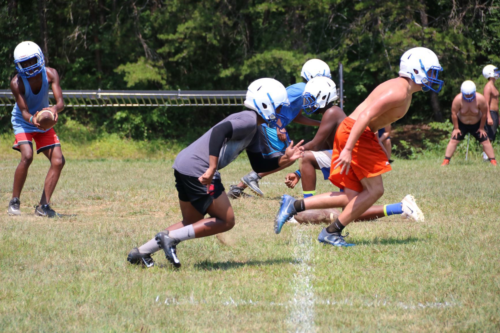 First day of Bassett football practice
